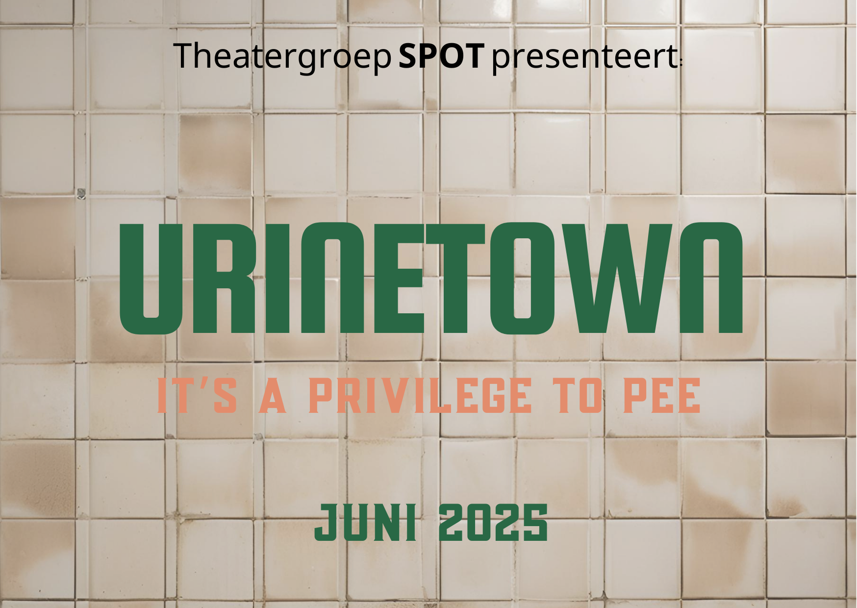 Theatergroep SPOT brengt de bekroonde musical Urinetown naar Den Haag en roept op voor audities!